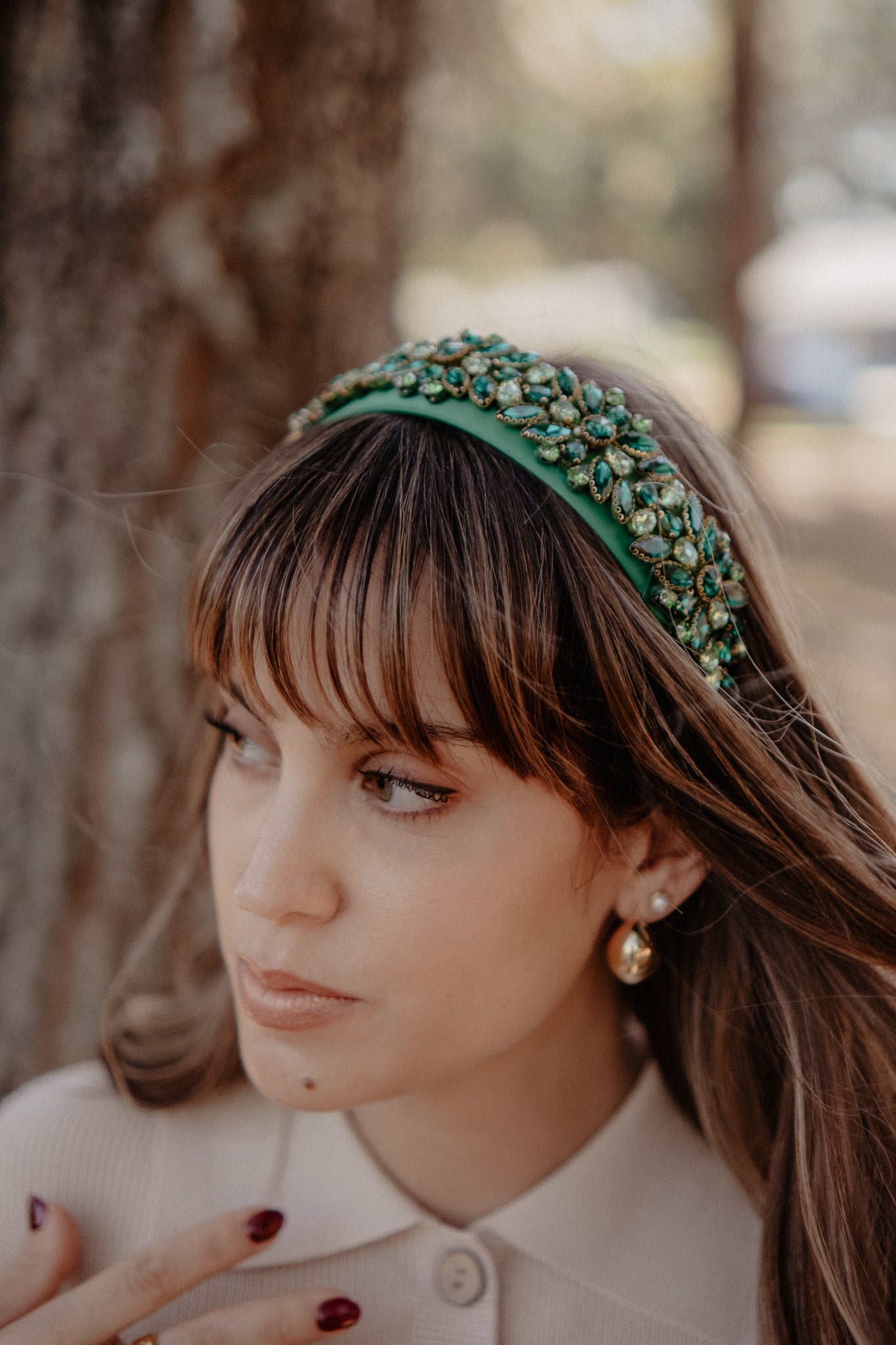 Emerald Vintage Headband