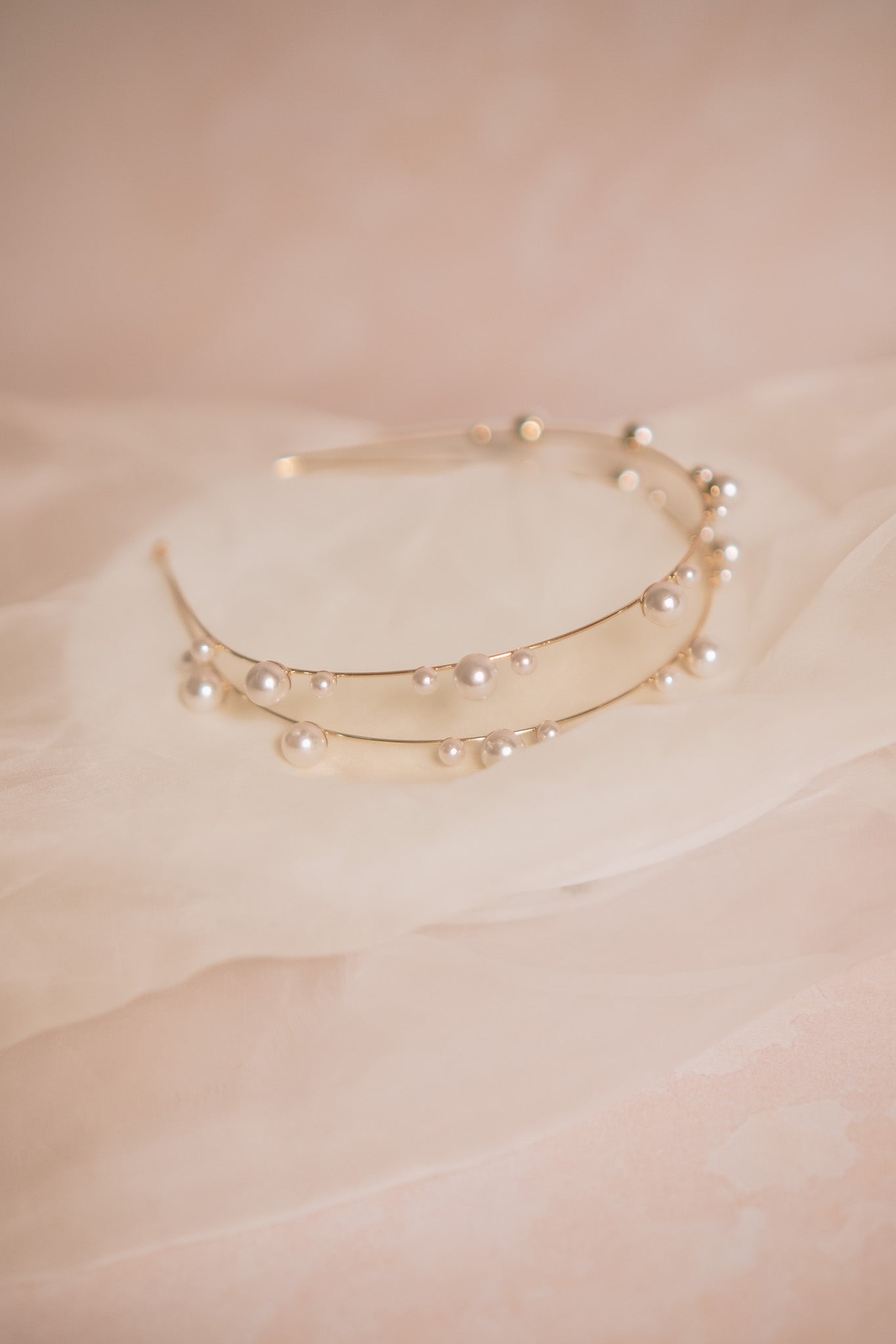 Simple Pearls Doble Headband