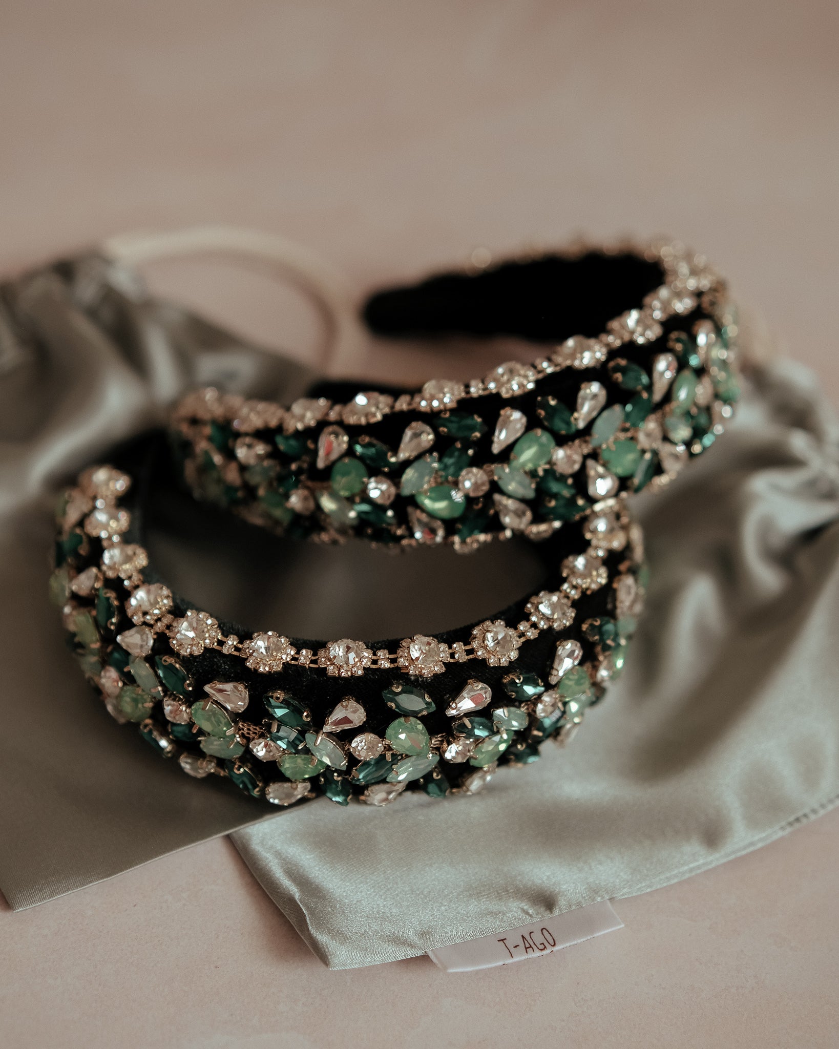 Emerald & Opal Headband