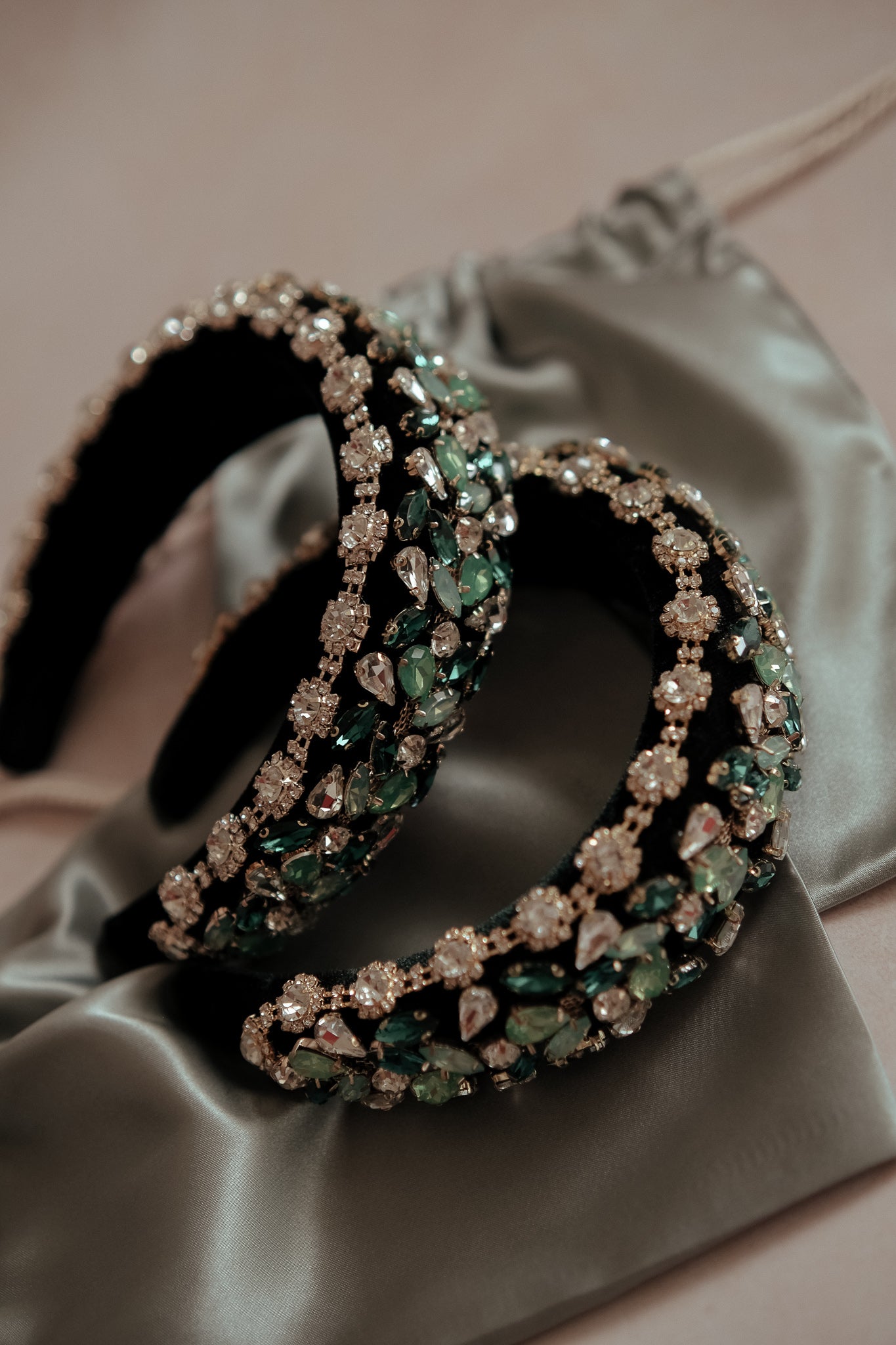 Emerald & Opal Headband
