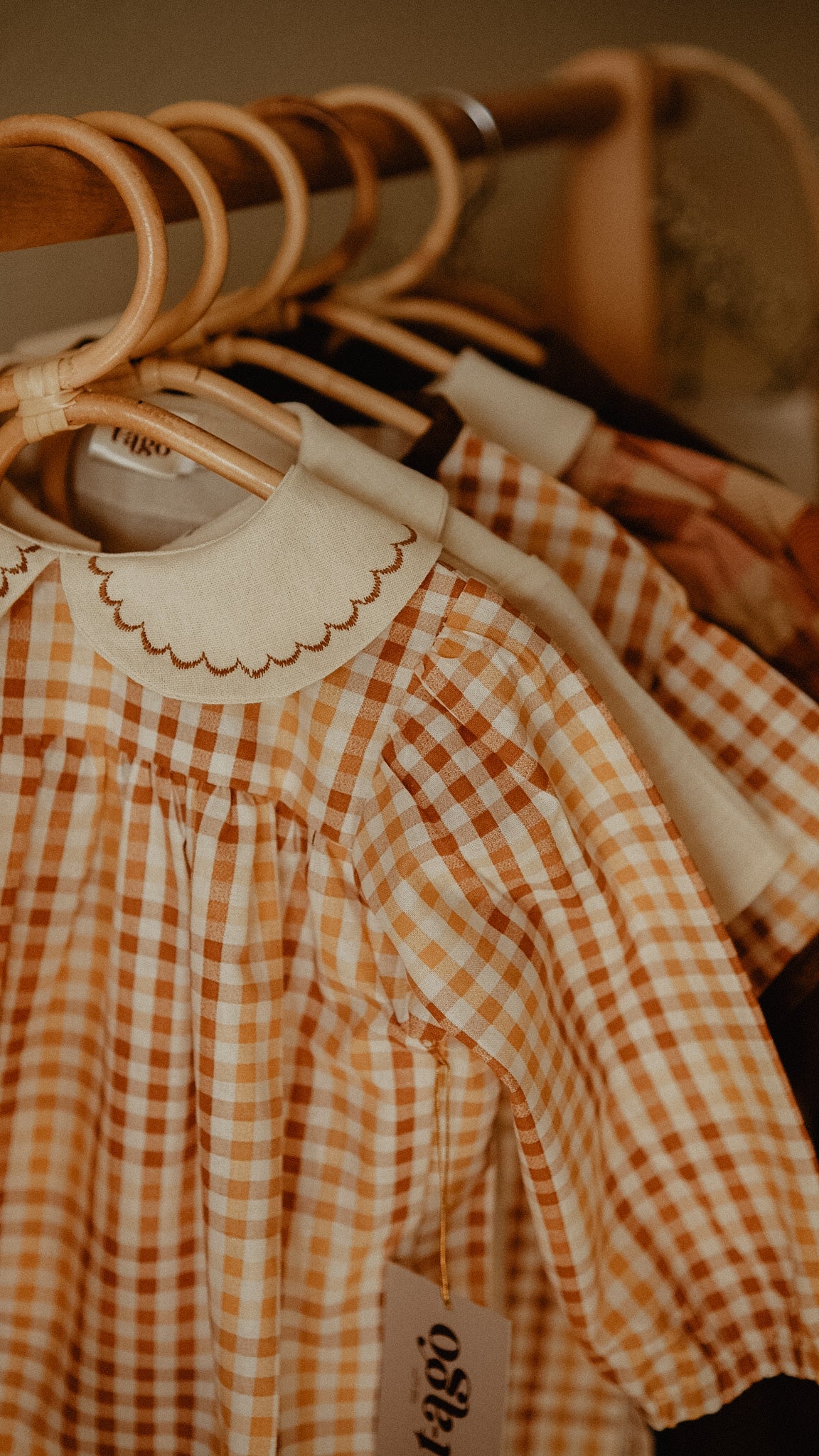 Tiny Gingham Blooming Shirt